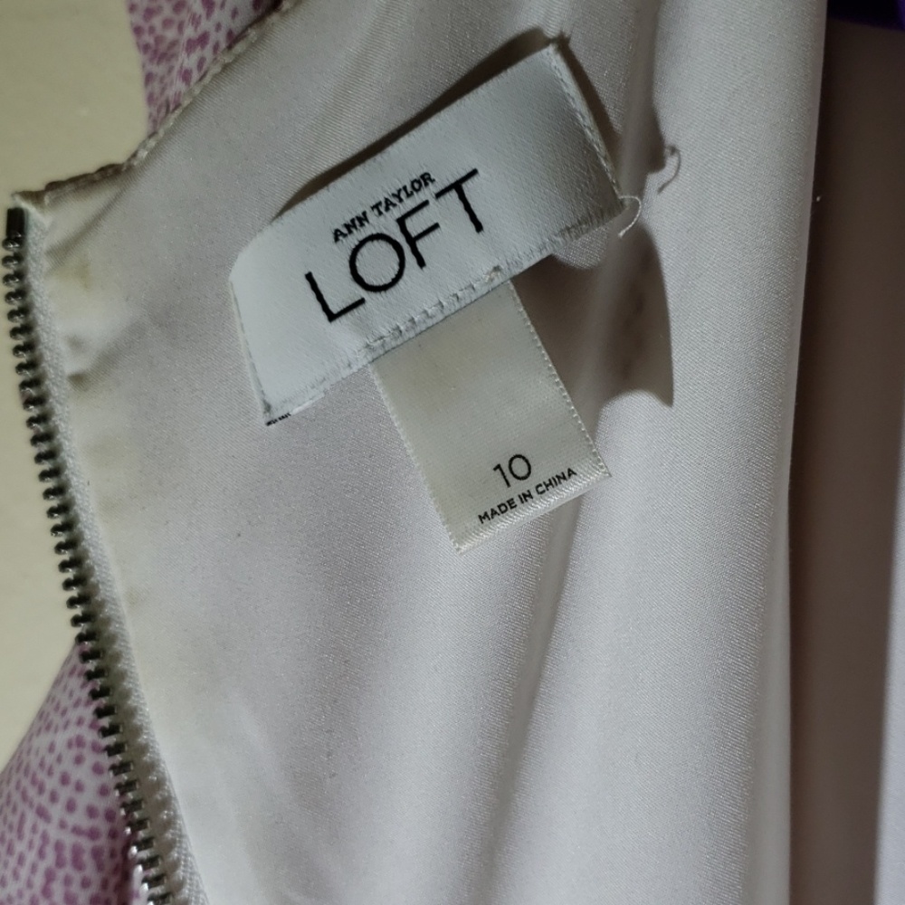 Pink speckled Ann Taylor Loft Dress - Picture 6 of 7
